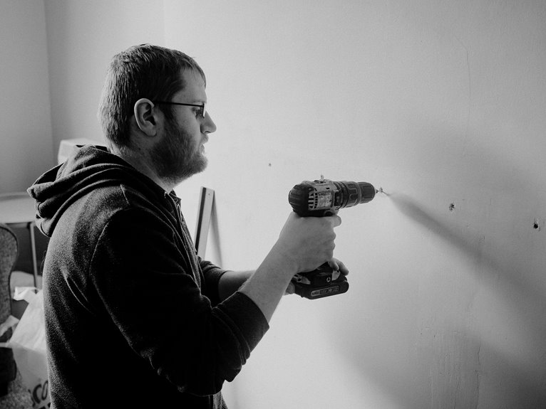 stud finder drilling guide