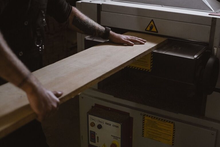 using a power planer